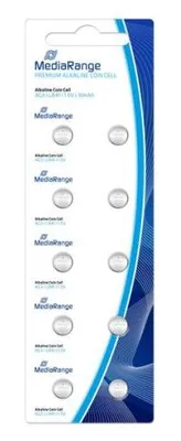 Obrázok produktu pre MediaRange MRBAT117, Batéria na jedno použitie, SR41, Alkalický, 1,5 V, 10 kusov, 31 mAh