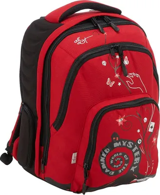 Produktbild von Hama Sportsline Rucksack 42 cm Farbe: black girl (rot)