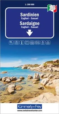 Produktbild von Kümmerly+Frey Regional-Strassenkarte 16 Sardinien 1:200.000