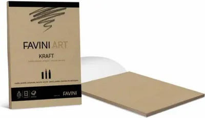 Obrázok produktu pre Favini A420554, Čierna, Hnedá, 120 g/m², 50 listy