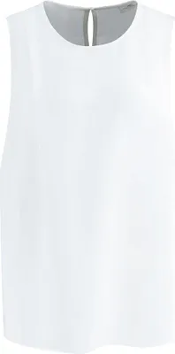 Produktbild von Fynch Hatton Linen Mix ärmellose Bluse Weiß 38 Frau Weiß 38