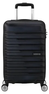 Produktbild von American Tourister Flashline 55 cm, Karre, Harte Schale, Schwarz, Shadow Black, Kabine, 4 Rad/Räder