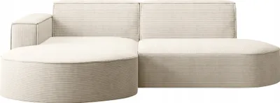 Zdjęcie produktu dla Sofa w kształcie L MODENA STUDIO narożnik tkanina Poso ecru lewy