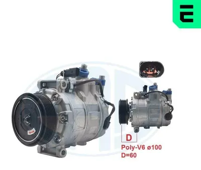 Produktbild von ERA 670008 Klimaanlage Klimakompressor PAG 46 R134a für AUDI A4 Avant (8K5, B8) A6 Avant (4G5, 4GD, C7) A6 Avant (4F5, C6) A4 Avant (8ED, B7) Q5 (8RB)