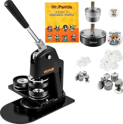 Produktbild von VEVOR Button machine Button maker DIY Badge Punch Press 58 mm &32 mm