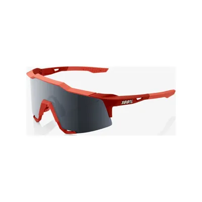 Produktbild von 100% Speedcraft - Black Mirror Lens Soft Tact Coral