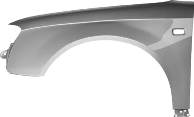 Productafbeelding van BLU Spatbord geschikt voor Audi A4 B7 LY7Q Links Zilver AtlasGrau | 2004-2008 | Voorzijde | Gelakt | Montageklaar