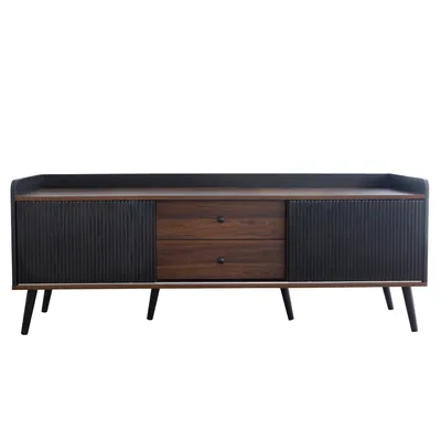 Produktbild von Lowboard, 160/40/58 cm, TV-Schrank, Fernsehtisch, Fernsehschrank für Wohnzimmer, stehend