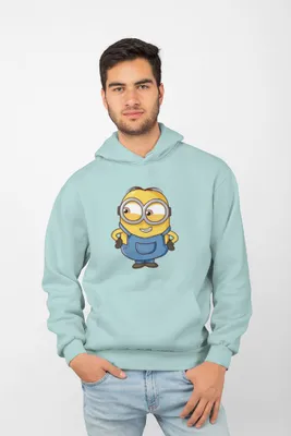 Produktbild von D&B Uni Hoodie EB00012 Minions MintGrün-Größe XL