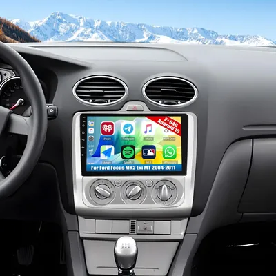 Productafbeelding van 2+64G Android 15 autoradio voor Ford Focus MK2 Exi MT 2004-2011 met 9 inch scherm