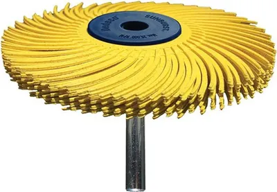 Zdjęcie produktu dla Tarcza szczotkowa promieniowa Sunburst D.76mm K.220 Red 10000min-¹ TYROLIT