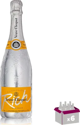 Image de Champagne Veuve clicquot - Rich - 6x75cl