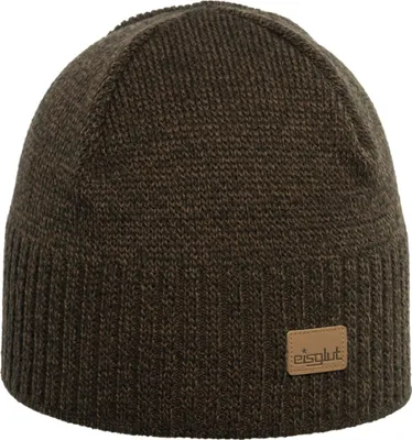 Eisglut Strickmütze Beng XL mit Fleece-Innenband  in braun