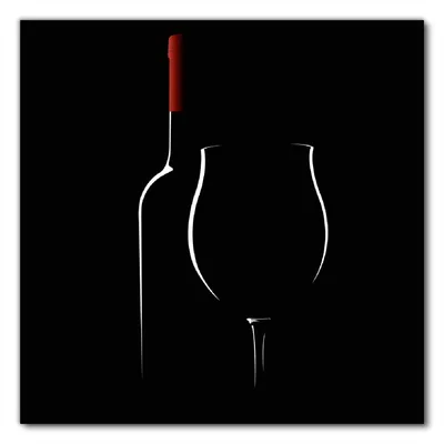 Produktbild von Wallario selbstklebende Möbelfolie/ Tischdecke für Innen und Außen, Größe: 50 x 50 cm - Rotwein bei Nacht