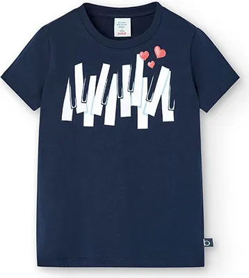 Produktbild von Boboli 498023 Kurzarm-t-shirt Blau 4 Years Mädchen Blau 4 Years