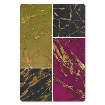 Produktbild von MuchoWow® Mauspad Mousepad Marmor - Gold - Luxus 40x60 cm - Mousepads - Maus Mat - Pad - Mausunterlage - Schreibtisch Accesoire