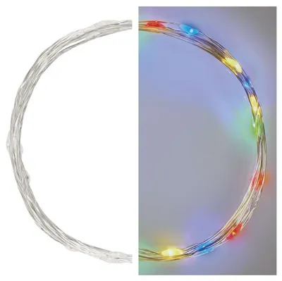 Obrázok produktu pre EMOS LED vianočný nano reťaz multicolor 1,9m D3AM04