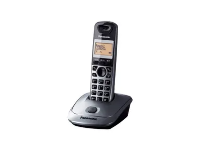 Obrázek produktu pro Panasonic KX-TG2511, DECT telefon, Bezdrátové sluchátko, Hlasitý odposlech, 50 pol., Identifikace volajícího, Šedá