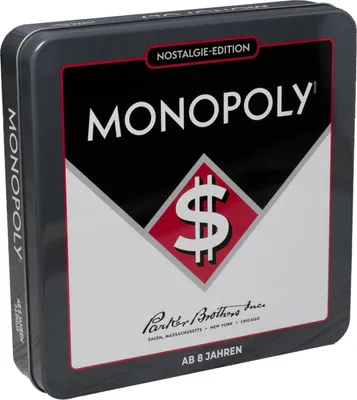 Obrázok produktu pre Monopoly Nostalgia Edition Retro stolová hra 1930s Vintage Collector's Tin Classic