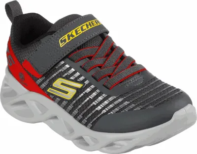 Immagine prodotto di Skechers con chiusura a velcro in grigio, taglia 28