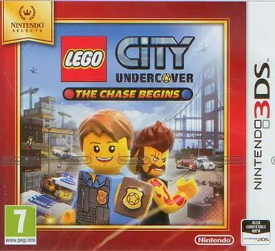 Obrázek produktu pro Nintendo Lego City Undercover - Selects, Nintendo 3DS, E10+ (starší 10 let), Fyzické médium