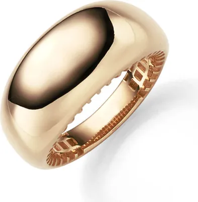 Ring-mit-Wölbung-aus-585-Rotgold-glänzend