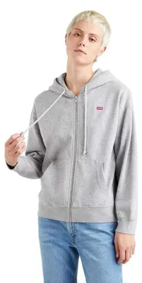 Produktbild von Levi's Damen Standard Zip Sweatshirt Hoodie Kapuzenpullover, Starstruck Heather