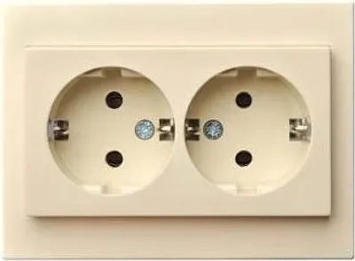 Obrázok produktu pre Liregus Socket Schuko Double Epsilon Sand