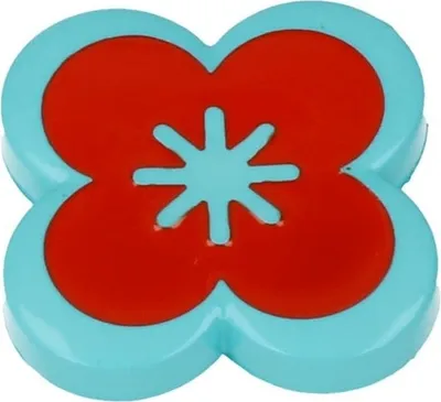 Produktbild von Möbelknopf Schrankknopf Kinderzimmerknopf Modell Blume