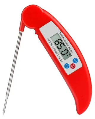 Digitales Fleischthermometer, -50 bis 300 °C, 11 cm Sonde, einklappbar