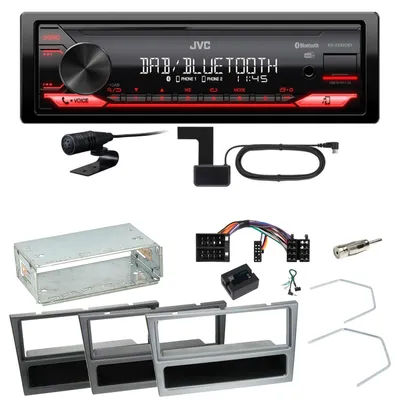 Produktbild von JVC KD-X282DBT Bluetooth Einbauset für Opel Omega B Meriva A Agila Vivaro