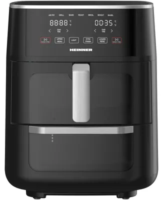 Produktbild von Heinner HAFO-M11BK1700, Heißluftfritteuse, 11 l, 40 °C, 230 °C, 90 min, Doppel