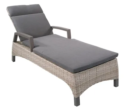 Produktbild von Lesli Living Gartenliege "Prato Mountain" taupe-beige