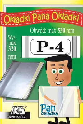Zdjęcie produktu dla Okładka przylepiana P4 - Format A4 (25szt) IKS