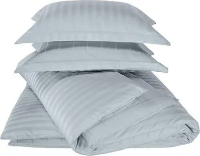 Produktbild von De Witte Lietaer De Witte Lietaer Bettbezug Baumwolle Satin Zygo - Einzel - 140 x 220 cm - Blau