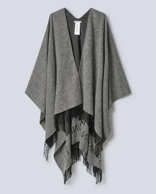 Produktbild von Hinnominate Hmabw01230 Poncho Grau  Frau Grau One Size