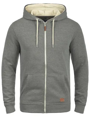 Produktbild von BLEND BHHulker Herren Sweatjacke Kapuzenjacke Hoodie mit Kapuze Reißverschluss Kängurutasche Baumwollmischung Regular fit