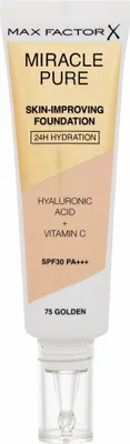 Zdjęcie produktu dla Max Factor Miracle Pure SPF30 PA+++ Podkład poprawiający kondycję skóry 75 Golden, 30ml