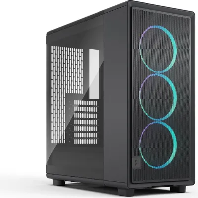 Zdjęcie produktu dla Fractal Design Epoch, Midi Tower, PC, Czarny, ATX, micro ATX, Mini-ITX, Stal, Szkło hartowane, Gaming