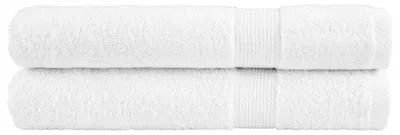 Zdjęcie produktu dla Ręczniki vidaXL Premium SOLUND, 2 szt., białe, 100 x 200 cm, 600 g/m²