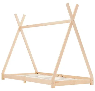Image de vidaXL Sommier de lit pour enfants en pin massif 70 x 140 cm