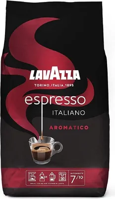 Produktbild von LAVAZZA Italiano Aromatico Espressobohnen Arabica- und Robustabohnen 1,0 kg