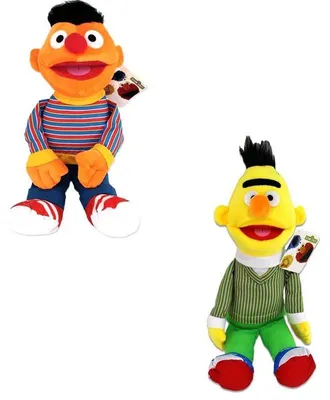 Obrázek produktu pro Sesame Street – plyšová figurka, Ernie nebo Bert, cca 38 cm, různé varianty 406614
