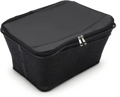 Imagen del producto de Bolsa para portaequipajes de bicicleta con funda impermeable, 20 litros, estructura de metal, impermeable, para portaequipajes traseros de bicicleta