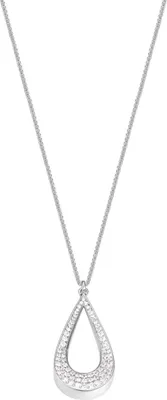 Produktbild von Esprit Damen Kette Collier Edelstahl Silber JW52894 Zirkonia ESNL03046A420
