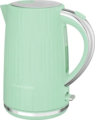 Produktbild von Russell Hobbs Wasserkocher Haushalt Eden Pistazie Edelstahl Design Kessel 1700 Milliliter