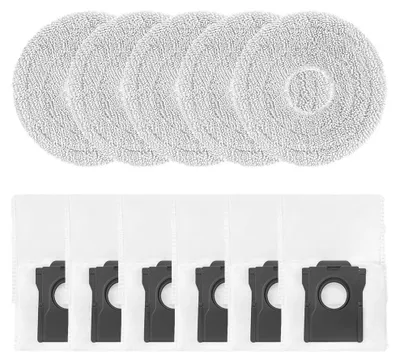 Zubehör für Cecotec X50: 5 Wischtücher + 6 Staubbeutel