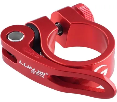 Produktbild von Sattelklemme Fahrrad 28,6 mm 31,8 mm 34,9 mm Aluminium Rot