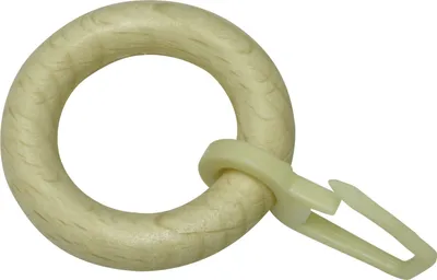 Produktbild von Gardinia Ringe für Vitragestange Montana Ø 11 mm, kiefer-natur, 10-er Pack