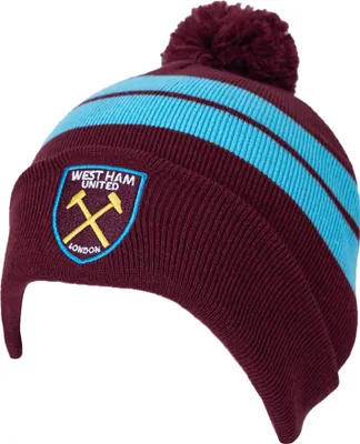 Immagine prodotto di West Ham United FC - Berretto da sci, tessuto jersey TA14007 (taglia unica) (rosso vino/blu cielo)